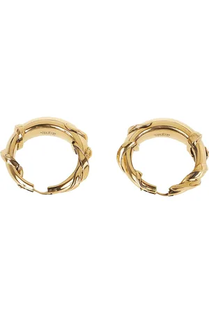 Alexander McQueen Earrings, female, , Size: ONE SIZE Snake Hoop Earring