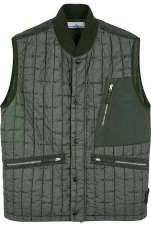 Stone Island Vests, male, , Size: S G0231 Quilted Nylon Stella With Primaloft®-Tc
