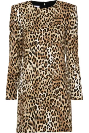 Moschino Short Dresses, female, , Size: S Leopard Print Dress