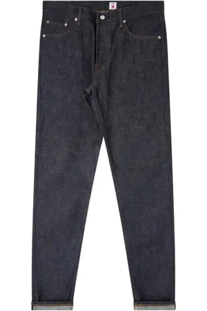 Edwin Slim-fit Jeans, male, , Size: W30 L32 Dark Indigo Slim Tapered Selvage Jeans