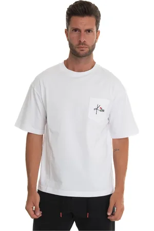 Kiton T-Shirts, male, , Size: 3XL Logo Pocket Oversize T-Shirt