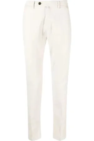 corneliani Suit Trousers, male, , Size: 2XL Ecru Pants 914eb7-3120140
