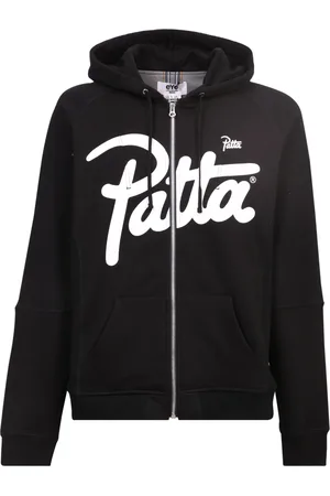 JUNYA WATANABE Zip-throughs, male, , Size: M Patta-print hoodie
