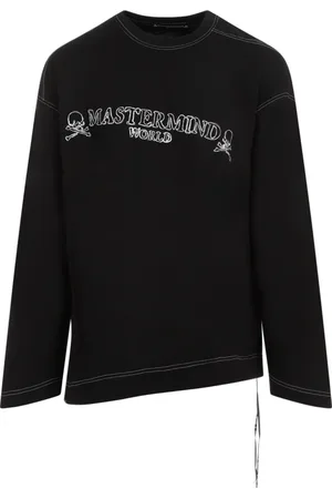 MASTERMIND Long Sleeve Tops, male, , Size: L Handwriting LS T-shirt