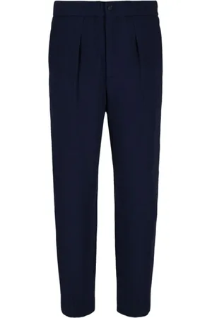 Giorgio Armani Straight Trousers, male, , Size: M Trousers