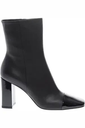Gianvito Rossi Heeled Boots, female, , Size: 8 1/2 US Patent Leather Ankle Boots for Women