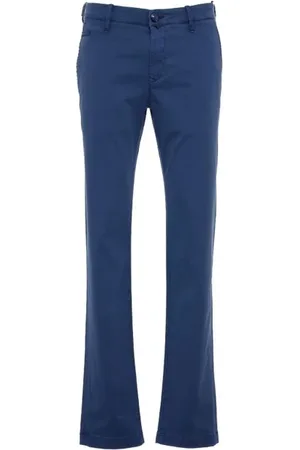 Jacob Cohen Wide Trousers, male, , Size: W33 Straight Trousers