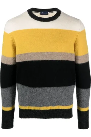 DRUMOHR Round-neck Knitwear, male, , Size: 2XL Multicolour Sweatshirts for Men Aw23