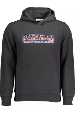 Napapijri Hoodies, male, , Size: 2XL Hooded Sweater with Print