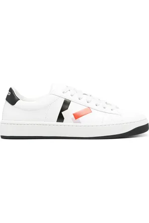 Kenzo Sneakers, female, , Size: 9 US Kourt K Logo Low-Top Sneakers
