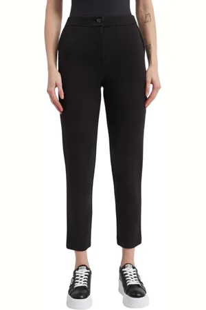 Twin-Set Slim-fit Trousers, female, , Size: L Scuba Cigarette Trousers