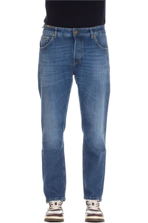 PT Torino Slim-fit Jeans, male, , Size: W35 Carrot Fit Denim Jeans