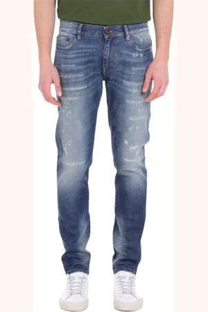 PT Torino Slim-fit Jeans, male, , Size: W36 Medium washing jeans