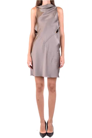 Rick Owens Day Dresses, female, , Size: S Casual Gray Trapeze Mini Dress