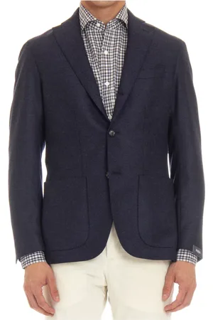 BARBA Formal Blazers, male, , Size: L Single-Breasted Jacket Three Buttons