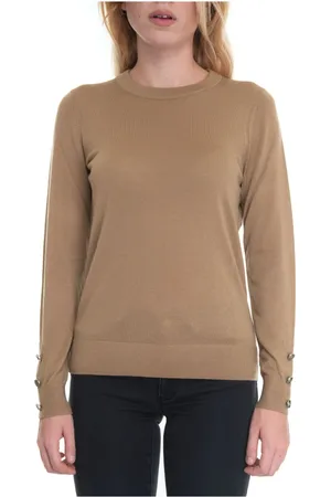 Michael Kors Round-neck Knitwear, female, , Size: M Pullover