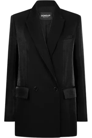 Dondup Blazers, female, , Size: M Wool Double-Breasted Blazer