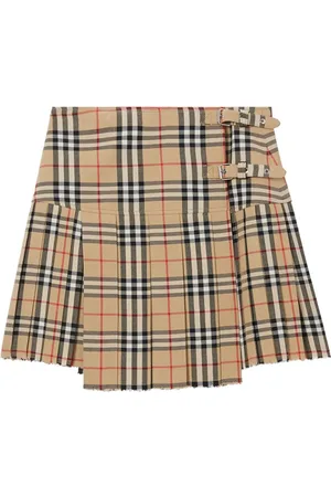 Burberry Short Skirts, female, , Size: 2XS Short Wool Skirt