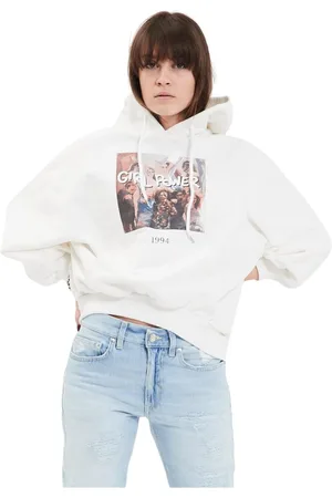 Throwback. Hoodies, female, , Size: 2XS Stylish Fleece Sweatshirt