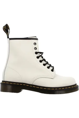 Dr. Martens Lace-up Boots, female, , Size: 6 US 1460 Smooth Leather Ankle Boots
