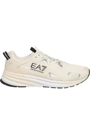 EA7 Sneakers, male, , Size: 7 US Plain Lace-Up Sneakers
