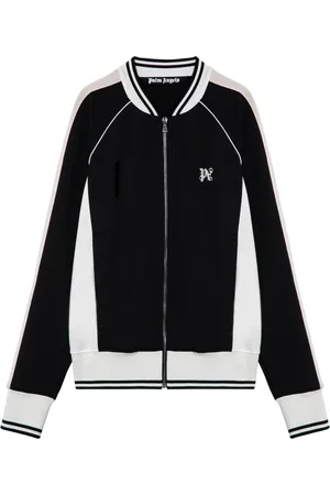 Palm Angels Zip-throughs, male, , Size: L Zip Cardigan Sweatshirt