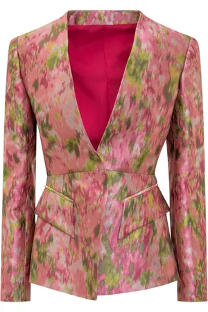 DEL CORE Blazers, female, , Size: S Peplum Jacket for Modern Women