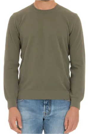 Gran Sasso Sweatshirts, male, , Size: 2XL Rice Stitch Cotton Sweater