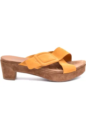 Pedro Garcia Heeled Mules, female, , Size: 6 US Elegant Heeled Mules Sandals