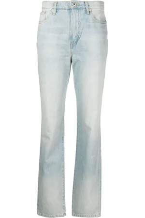 Kenzo Straight Jeans, female, , Size: W28 Japanese High-Waisted Straight-Leg Jeans