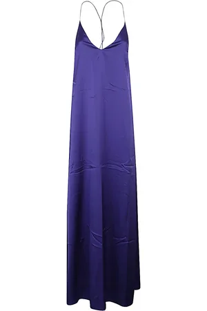 THE NINA STUDIO Maxi Dresses, female, , Size: L V-Neck Sleeveless Crossed Back Dress