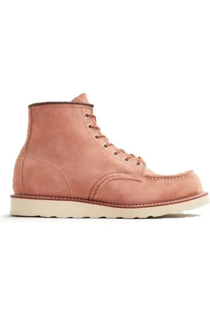 Red Wing Lace-up Boots, male, , Size: 8 1/2 US Dusty Rose Moc Toe Lace-up Boots