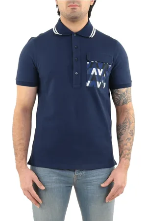 VALENTINO Polo Shirts, male, , Size: 2XL Classic Polo Jersey with Pocket
