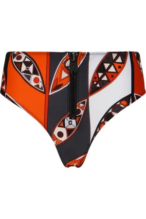 Emilio Pucci Bottoms, female, , Size: XS Colorful Zip-Up Bikini Briefs