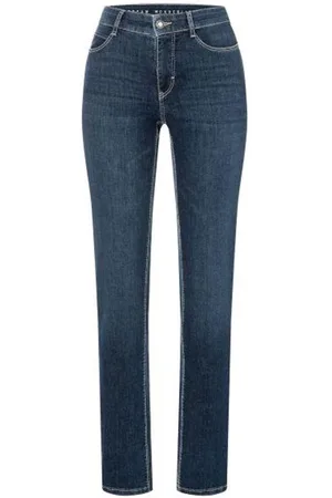 Mac Straight Jeans, female, , Size: L Dream Chic Jeans Authentic Dark