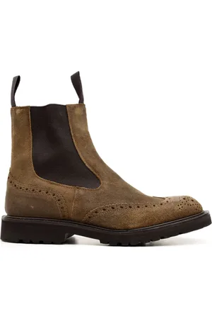 TRICKERS Chelsea Boots, male, , Size: 11 US Beige Trickers Boot Model 2754 Henry