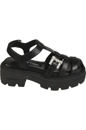 Sergio Rossi Flat Sandals, female, , Size: 10 US Sandals Elegant Style