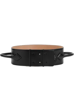 Alaïa Belts, female, , Size: 75 CM Leather Handle Belt