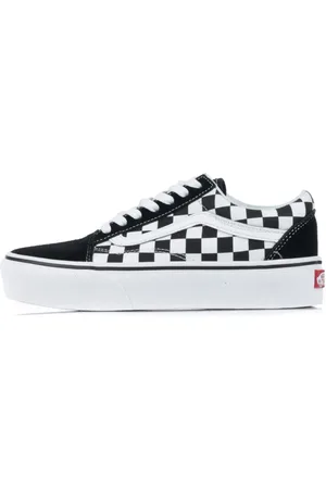 Vans Sneakers, female, , Size: 10 US Platform Checkerboard Sneakers for Women