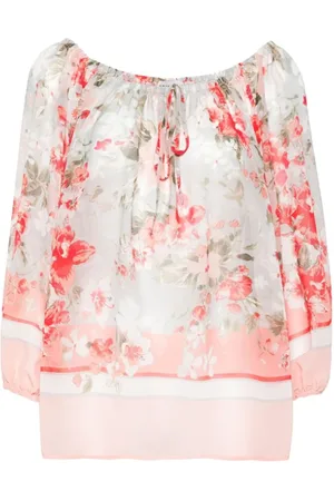 ERMANNO SCERVINO Blouses, female, , Size: XS Floral Print Crepe Blouse