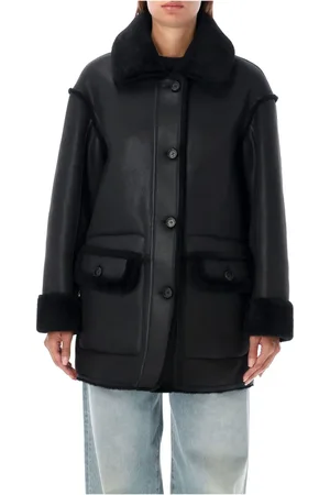 Urban Code Winter Jackets, female, , Size: M Reversible Shearling Coat Aw24