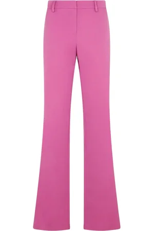 MAGDA BUTRYM Wide Trousers, female, , Size: S Violet Wool Flared Trousers