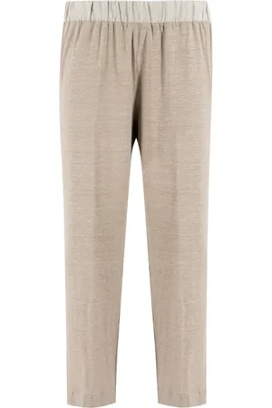 LE TRICOT PERUGIA Straight Trousers, female, , Size: L Trousers