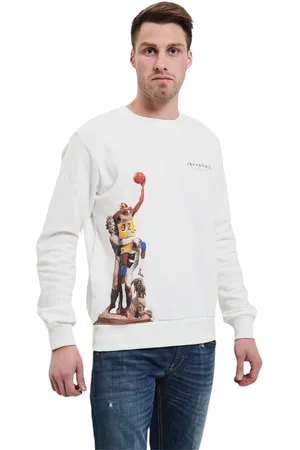 Throwback. Sweatshirts, male, , Size: XS Stylish Fleece Sweatshirt