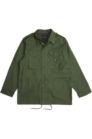 Deus Ex Machina Light Jackets, male, , Size: L M-65 Cordura Jacket - Olive