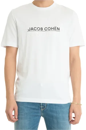 Jacob Cohen T-Shirts, male, , Size: M Maxi Logo Cotton Tee