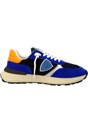 Philippe model Sneakers, male, , Size: 12 US Technical Fabric Sneakers with Suede