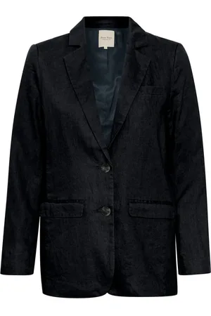 Part Two Blazers, female, , Size: XS Luxe Blazer Jacket with Long Sleeves and Classic Collar