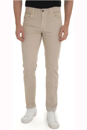 FAY Slim-fit Trousers, male, , Size: W40 5-pocket Trousers