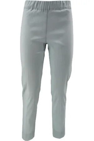 D.EXTERIOR Chinos, female, , Size: XS Slim Linen Elastic Chinos
